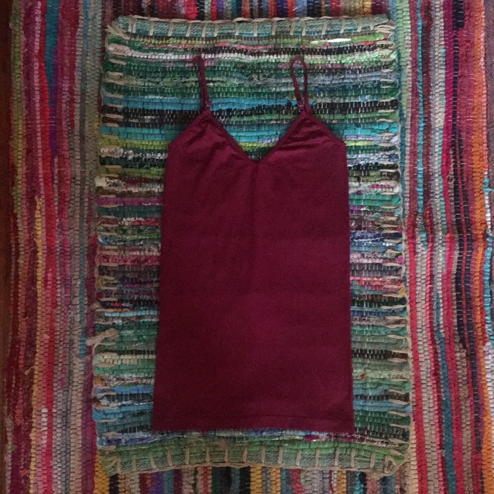 Reversible Burgundy Spaghetti Strap Cami